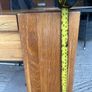 Large solid oak dining table Image 4