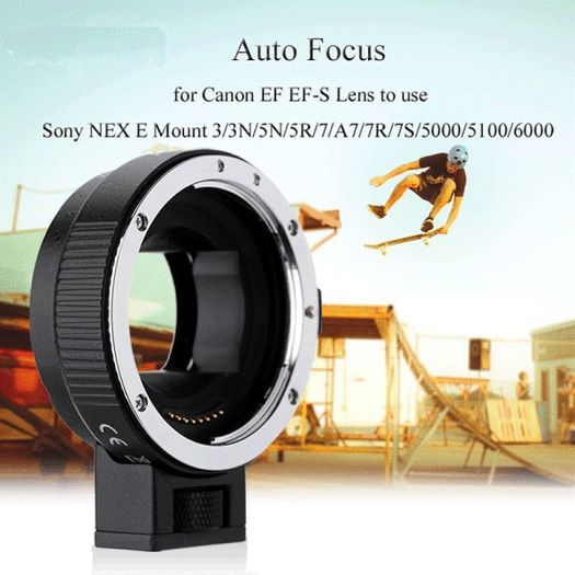 Canon Auto Focus for EF EFS to SONY E NEX A7 Lens Mounts Tube Ring Adaptor
