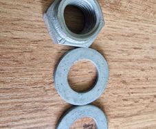 nut and washers
