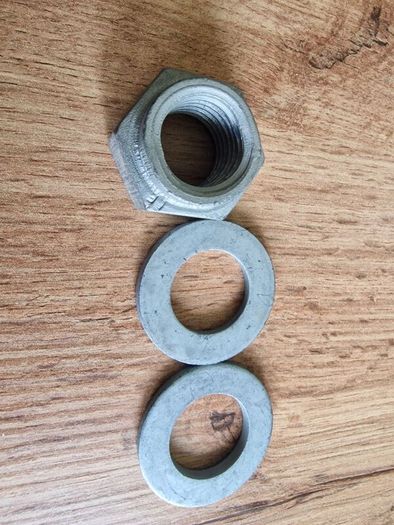 nut and washers
