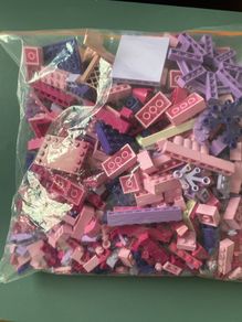 LEGO pink bricks assortment