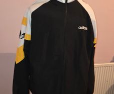 Vintage Adidas Jacket "TV 1864 Alsheim" print - Large size