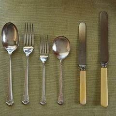 Set of 33 A1 silver plate cutlery 6x