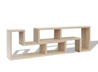 main image for ad TV Cabinet Double L-Shaped Oak