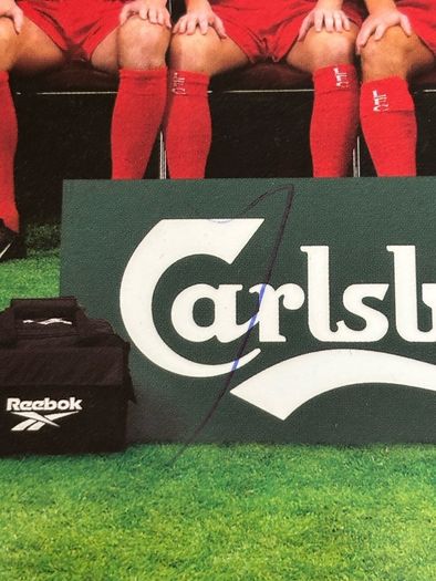 Vintage Liverpool FC Official Team Portrait 2004/2005