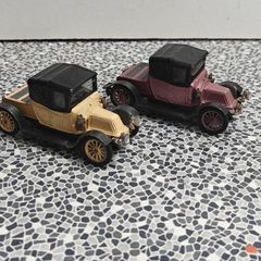 Pair of Corgi Classics Renault 1910 12/16 models vintage cars