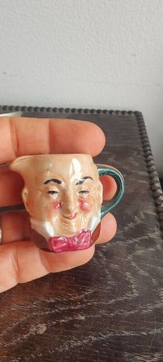 Vintage miniature china jugs, Denton and artone
