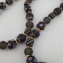 Antique Venetian African Style Skunk Eyes & Handmade Glass Pendant Necklace Image 10