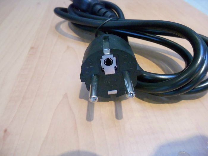 Power Lead with European Two Pin Plug