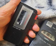 Sony mini tape recorder dictaphone