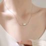 Silver Cat Pendant Whimsical & Minimalist Charm Image 10