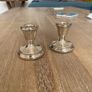 Sterling silver candlesticks Image 4