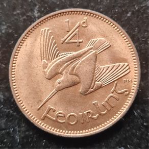 Ireland 1959 Farthing Excellent coin with Lustre
