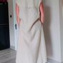 MEIMEIJ 100% Linen Beige Shirt dress, size 10 Image 6