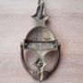 Vintage brass front door knocker  (VHL  & CAV  marks) Image 4