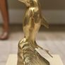 Vintage  brass dolphin figurine Image 5