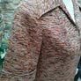 Vintage 70s  Brown Riedinger Double Jersey autumnal dress Postage Included Image 5