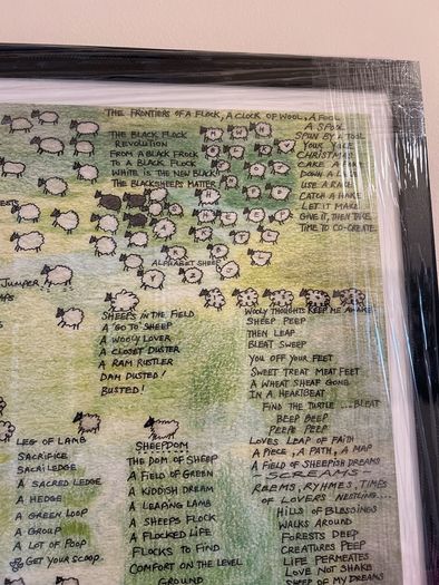 High quality Print of Original Design Modern Artwork /Poetry Archival Giclee