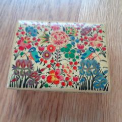 Vintage Indian Paper Mache Box for Sale