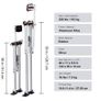Drywall Stilts, 91.4 cm-127 cm Adjustable Aluminum Tool Stilts with Protective Knee Pads, Durable and Non-slip Work Stilts for Sheetrock Painting Image 2