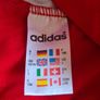Adidas vest retro vintage Gilet red top adibreak shirt t-shirt poppers D7 Size L/XL the Brand Image 6