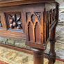 Early 20th Century Jacobean Revival Carved Oak hall table. Image 2