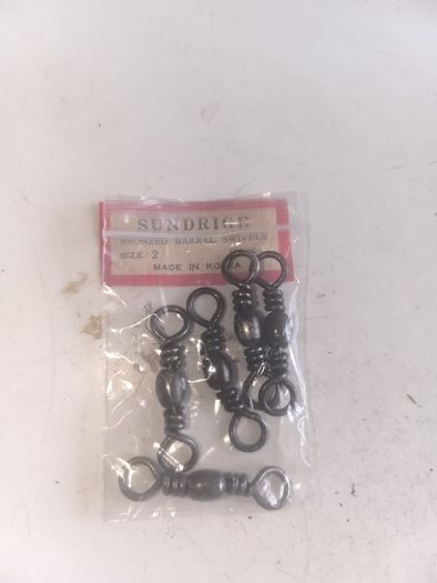 Large amount of Sundridge Korean made barrel swivels various sizes new old stock