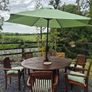 Garden Table & Chairs x 6 Image 3