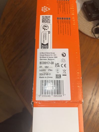 Black-decker 18v Cordless Drill Brand New