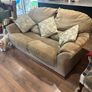 Green 2 seater couch Image 2