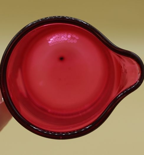 Vintage Small Cranberry Creamer