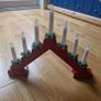 Christmas Candle Bridge Red (Battery Operated) Image 2