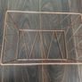 Storage Basket Rose Gold White 20x15x30cm Image 5