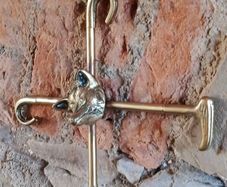 Brass Whip Rack