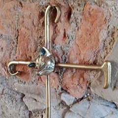 Brass Whip Rack