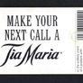 1996 Ireland 20 unit Tia Maria (Gemplus GEM1) Call Card Used. Telecom Eireann card number 1139. Image 2