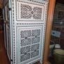 Bone Inlay Stenciled Cabinet Image 8
