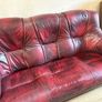 Vintage Leather Sofa Image 2