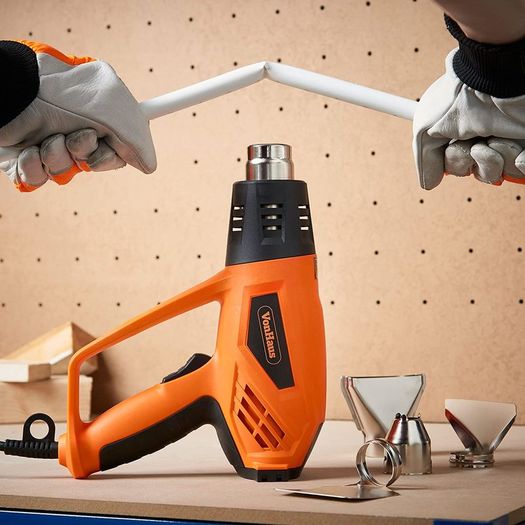 2000W Heat Gun Remove Paint, Varnish, Dissolve Adhesives, Shape Plastic Tubing & More  2 Heat Settings: 350C & 550C for DIY, Home Improvement & Restoration