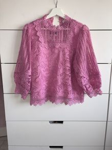 Savida pink lace blouse