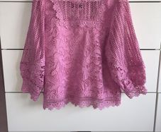 Savida pink lace blouse