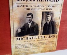 Michael Collins 1920s Public Reward Notice Poster Ireland