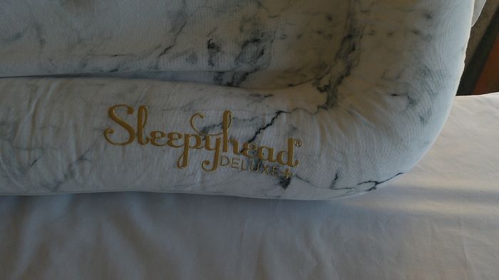 Sleepyhead Deluxe+ Pod 0-8 Months Baby Nest - Carrara Marble Edition