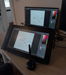 Huion Kamvas Pro 13 Drawing Tablet - Mint Condition (Boxed)