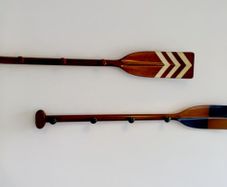 Decorative Royal Barge Oar Coat Rack
