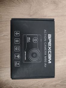 Apexcam M80 Air 4K Action Camera, WiFi, Waterproof 40m