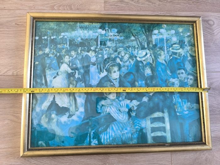 wall art vintage framed print of Bal du Moulin de la Galette by Pierre-Auguste Renoir.
