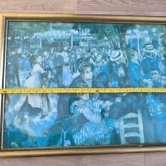 wall art vintage framed print of Bal du Moulin de la Galette by Pierre-Auguste Renoir.