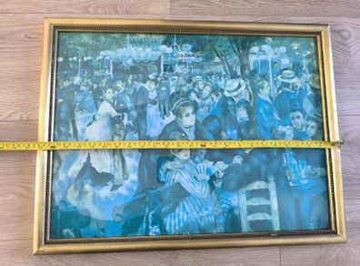 wall art vintage framed print of Bal du Moulin de la Galette by Pierre-Auguste Renoir.