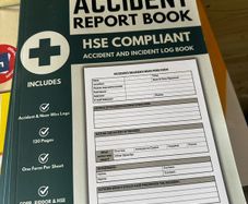Accident report book